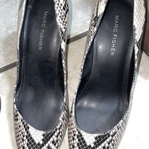Marc Fisher Snake Heels